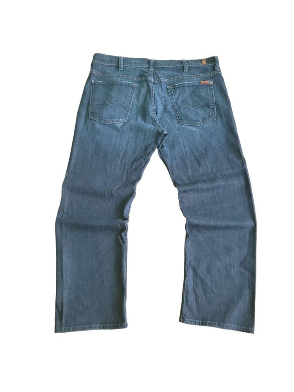 7 For All Mankind Austyn Relaxed Straight Jeans Mens Size 40 Denim Blue